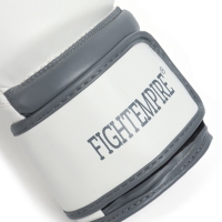 Боксерские перчатки FIGHT EMPIRE, PRIDE, белые, размер 12 oz