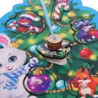 Новогодняя игрушка. Магнитная рыбалка «Новогодняя рыбалка с зайкой»