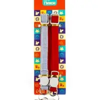 Набор ошейников для кошек, серый, красный