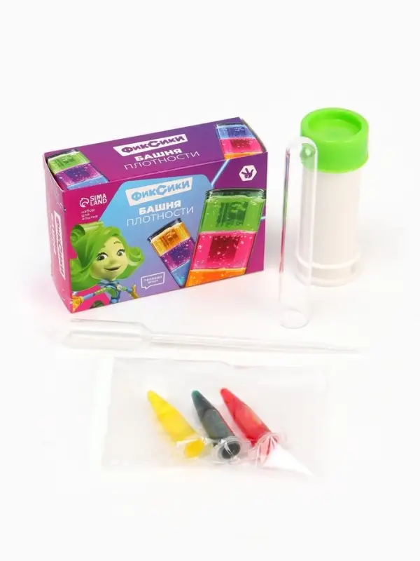 Набор опытов для детей, 10в1, ФИКСИКИ
