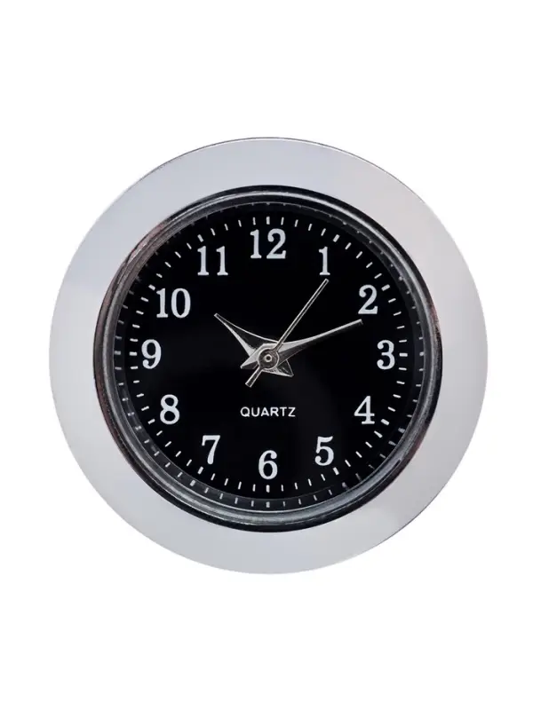 Циферблат для наручных часов, d=2.5 см, LQ377 А, дискретный ход, чёрные