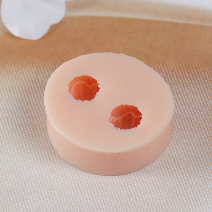 Новогодний молд силикон Новогодний молд силикон "Мандаринки" изделие 1,7х1,7х1,5 см