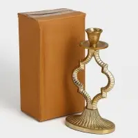 Подсвечник &laquo;Слияние&raquo;, 12&times;8&times;23 см, алюминий