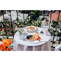 Блюдо для подачи Magistro &laquo;Гриль Бланш&raquo;, d=30.5 см, фарфор, белое