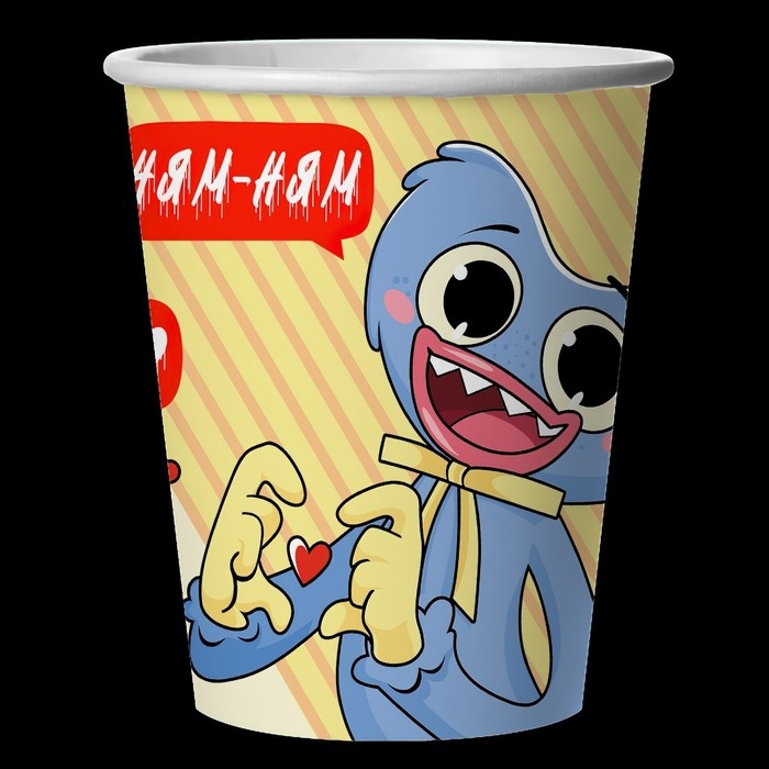 Стакан бумажный «Зубакисси и Зубабасси», в наборе 6 штук, 250 мл