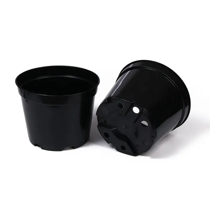 Горшок для рассады, 7.5 л, d=26 см, h=20 см, чёрный, Greengo