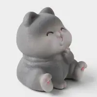 Копилка для денег &laquo;Смеющийся котик&raquo;, пластик, 13.2&times;14&times;15 см