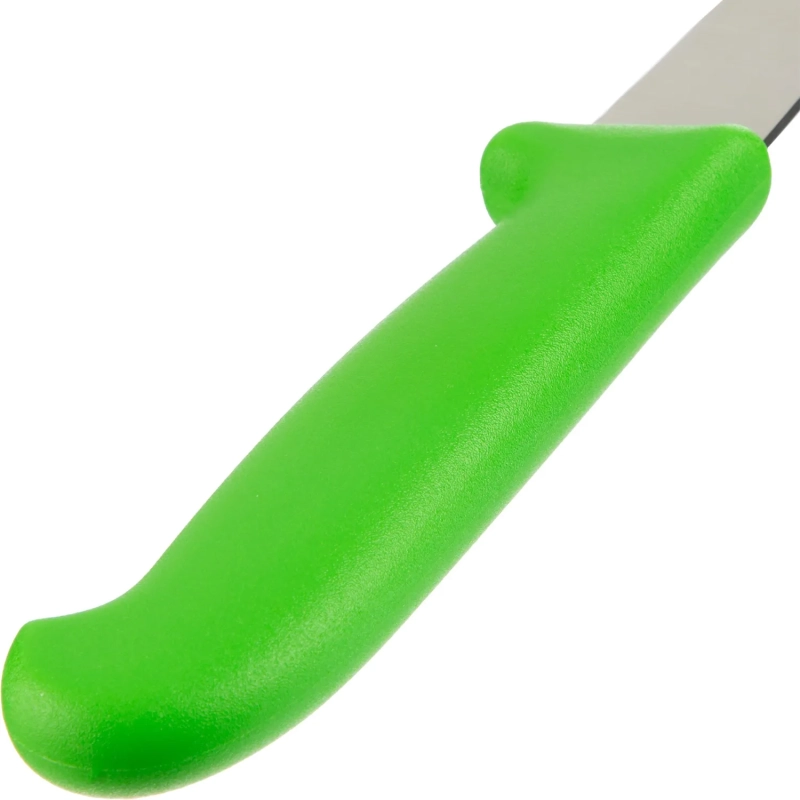 Нож разделочный  лез 150 мм  толщ 2 мм  3Cr13  зел пластиковая ручка