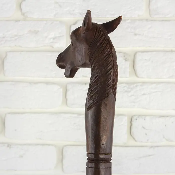 Сувенир дерево трость Сувенир дерево трость "Лошадь" 97х10х4 см