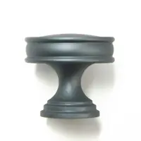 Ручка-кнопка CAPPIO PK324, d=30 мм, цвет графит, 8 шт.
