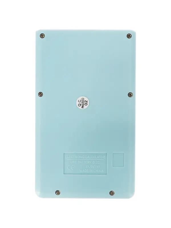 Калькулятор карманный 08-разрядный, корпус голубой