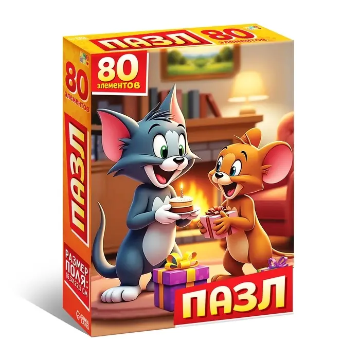 Пазл "Верные друзья", 80 элементов