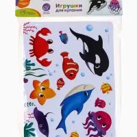 Игрушки - стикеры для купания в ванне &laquo;На море&raquo;, EVA, набор 12 шт.