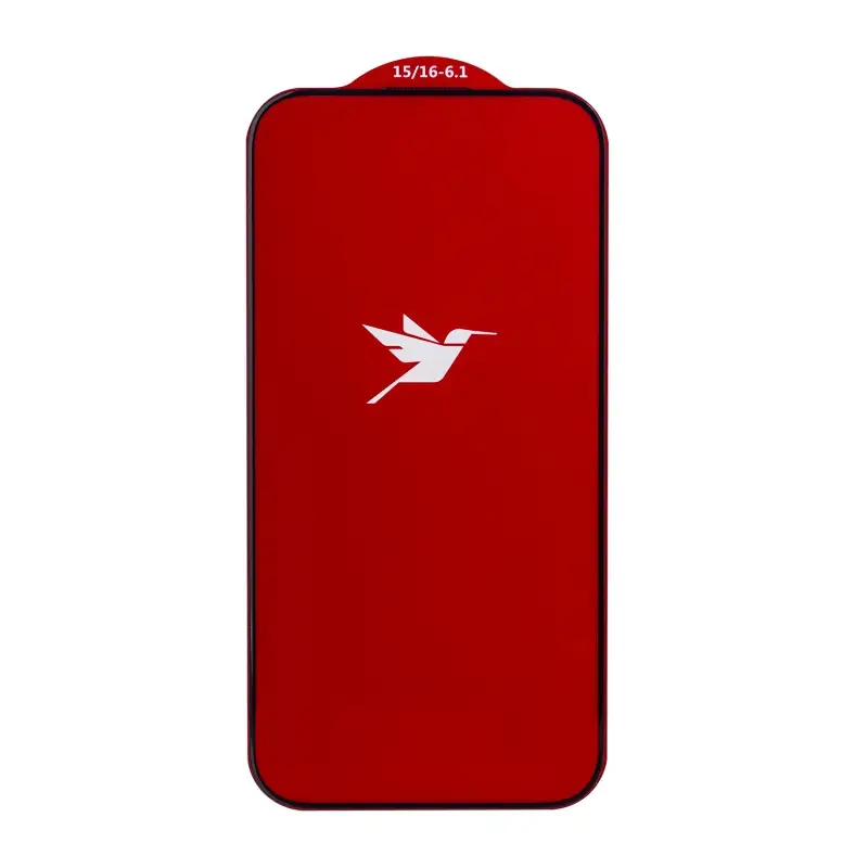 Защитное стекло для iPhone 15/16 RUBYTAK HD Silk Print