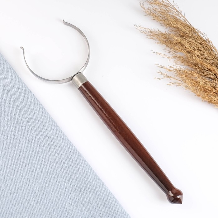 Набор  Набор "Вятская керамика №2" 6х0,5 + ухват + полка, голубой