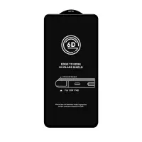 Защитное стекло Huawei P40 Black 6D без упаковки