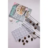 Форма для конфет и шоколада KONFINETTA &laquo;Конфетти&raquo;, пластик, 27.5&times;13.5 см, 21 ячейка, прозрачная