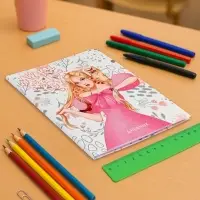 Дневник школьный для 1-11 классов, «Яркая девушка», интегральная (гибкая) обложка, матовая ламинация, выборочный лак, 40 листов