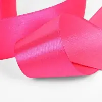 Лента атласная, 40 мм, 23&plusmn;1 м, ярко-розовая №190