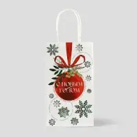 Пакет подарочный новогодний крафтовый «С Новым годом», 12 х 21 х 9 см Пакет подарочный новогодний крафтовый «С Новым годом», 12 х 21 х 9 см