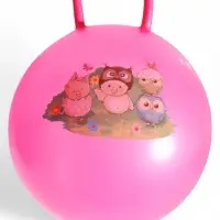 Мяч - прыгун с рожками ONLYTOP, d=55 см, цвет МИКС