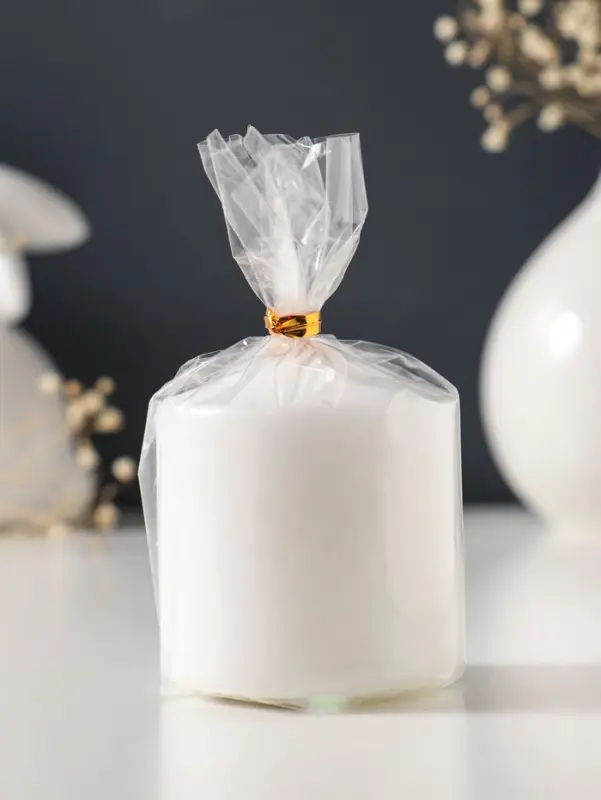 Свеча - цилиндр 6&times;6.5 см, белый