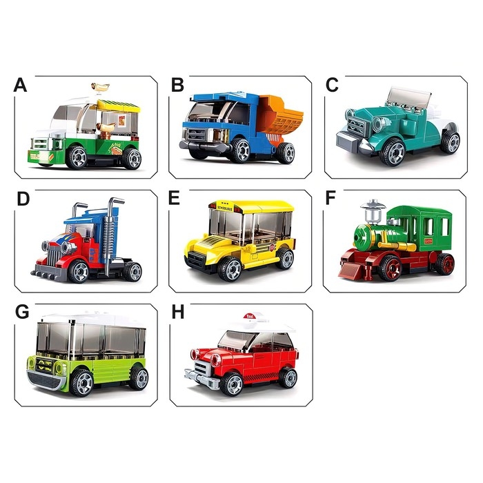 Конструктор Механо &laquo;Ретро кабриолет&raquo;, инерция, 49 деталей