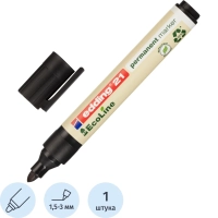 Маркер перманентный EDDING ECO E-21/001 черный 1,5-3мм кругл.након.