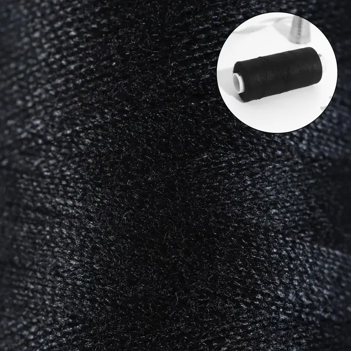 Нитки Dor Tak, 40/2, 400 ярд, чёрные №200