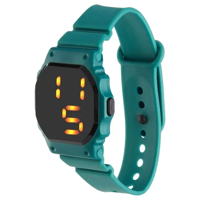 Часы наручные электронные, ремешок силикон, влагозащищённые