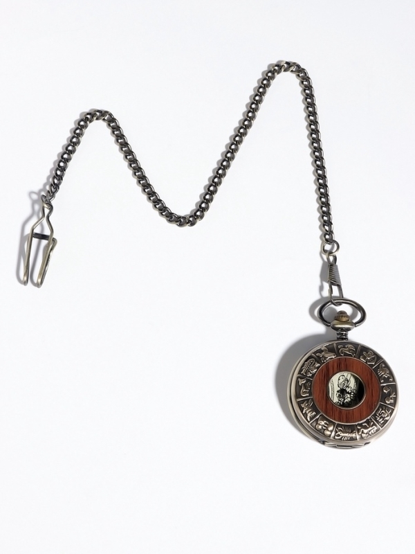 Часы карманные Часы карманные "Гороскоп", механические, цепочка l-40 см, d-4.5 см
