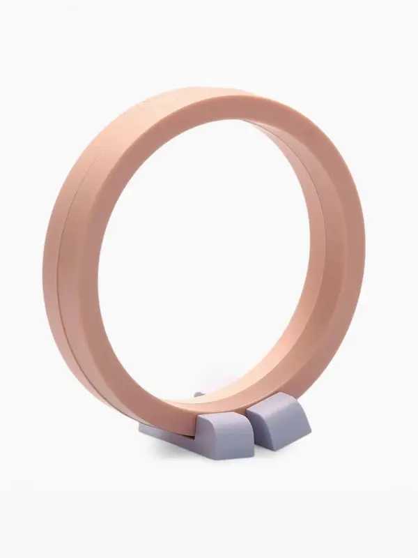 Подставка для украшений &laquo;QF. Круг&raquo;, 11.5&times;11.5&times;4.5 см, розовая