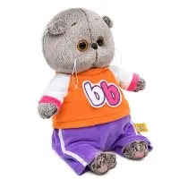 Мягкая игрушка &laquo;Кот Басик BABY&raquo; в костюмчике в стиле спорт-шик, 20 см