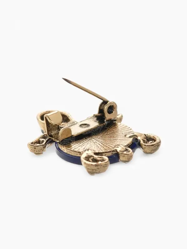 Брошь-оберег &laquo;Черепашка. Глаз Фатимы&raquo;, синий, МИКС