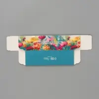 Коробка подарочная с окном &laquo;С любовью. Цветы&raquo;, 18&times;5.5&times;5.5 см, самосборная