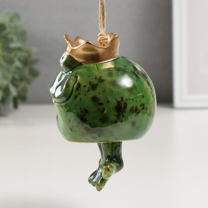 Колокольчик керамика Колокольчик керамика "Королевская лягушка" 7,8х8,9х9,6 см