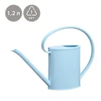 Лейка с длинным носиком, 1.2 л, без рассеивателя, голубая, Greengo