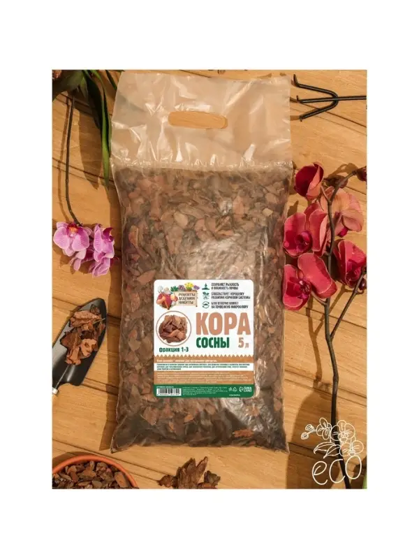 Кора сосны &laquo;Рецепты Дедушки Никиты&raquo;, фр 1-3, 5 л