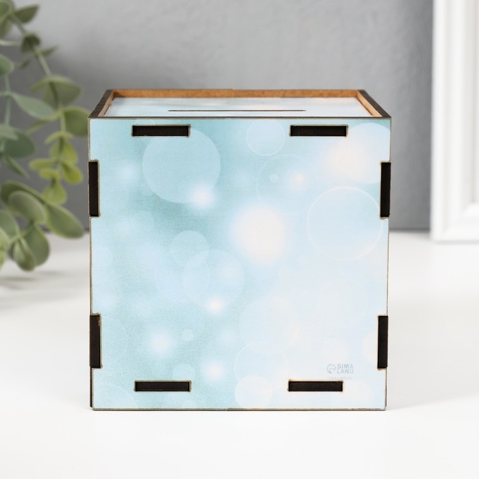 Копилка куб Копилка куб "Ловец денег" 10х10х10 см