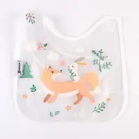 Нагрудник для кормления Крошка Я &laquo;Baby of nature&raquo; непромокаемый на липучке, с карманом