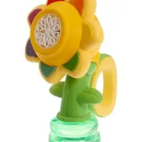 Генератор мыльных пузырей "Цветочек", световые эффекты, работает от батареек