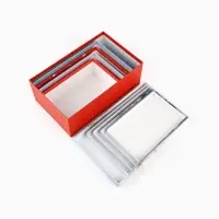 Набор подарочных коробок 5 в 1 &laquo;Сказочная новогодняя акварель&raquo;, 32.5&times;20&times;12.5 - 22&times;14&times;8.5 см