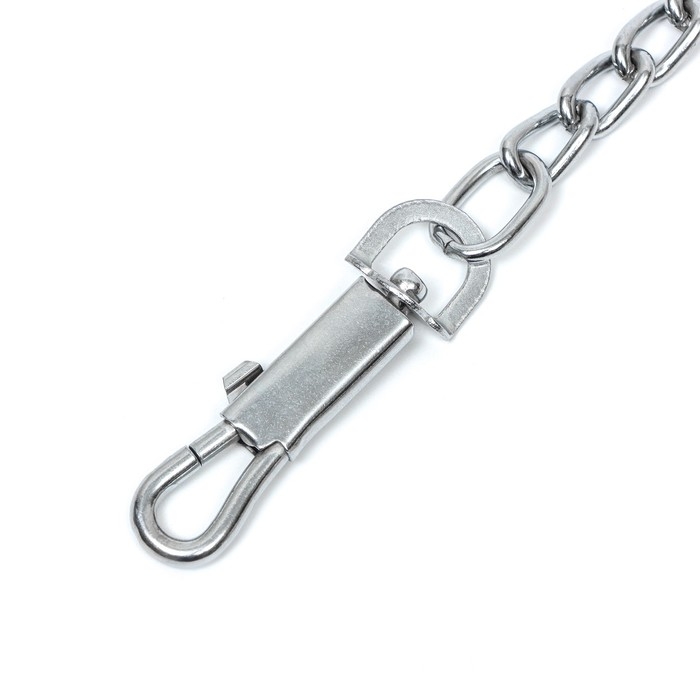 Цепь для привязи собак мелкокалиберная, 1,8 м, толщина проволки 3 мм Цепь для привязи собак мелкокалиберная, 1,8 м, толщина проволки 3 мм