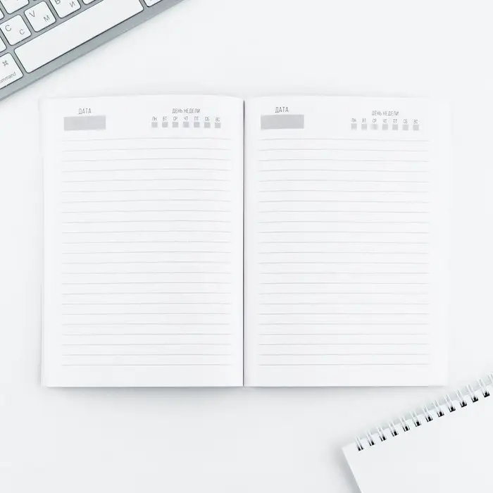 Ежедневник А5, 80 листов в тонкой обложке &laquo;Доберман&raquo;