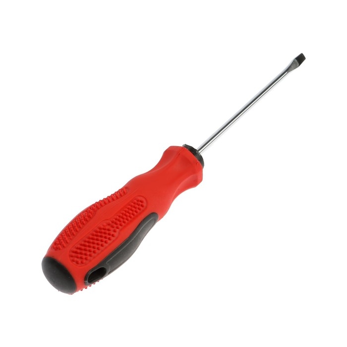 Отвертка шлицевая ЛОМ, магнит, двухкомпонентная рукоятка, SL3 х 75 мм Отвертка шлицевая ЛОМ, магнит, двухкомпонентная рукоятка, SL3 х 75 мм