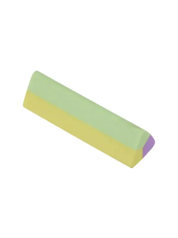 Набор ластиков 5 штук треугольных цветных, в коробке