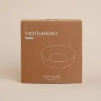 Салатники SL Home &laquo;Мольвено&raquo;, набор 2 шт., 720 мл, d=16.5 см, фарфор, зелёные