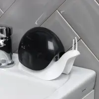 Дозатор для мыла Доляна &laquo;Улитка&raquo;, 120 мл, чёрный