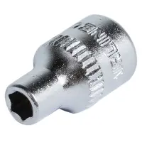 Головка торцевая 1/4"DR шестигранная 4мм, L=20мм