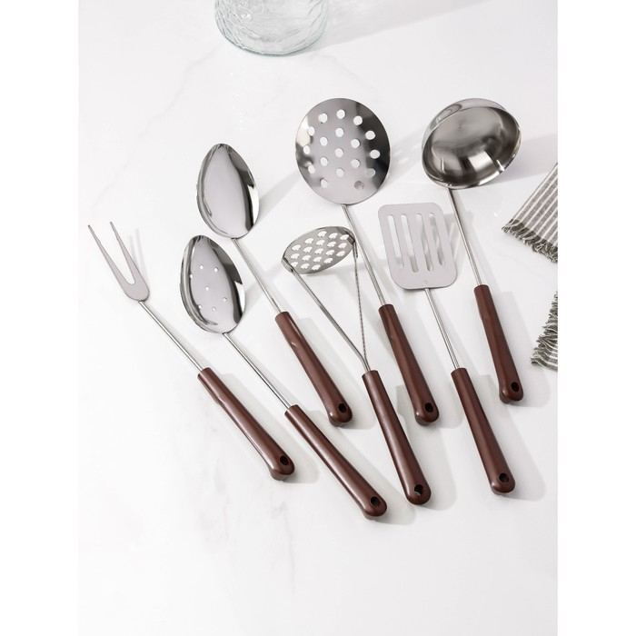 Набор кухонный, d=35 см, h=30 см, 7 предметов Набор кухонный, d=35 см, h=30 см, 7 предметов